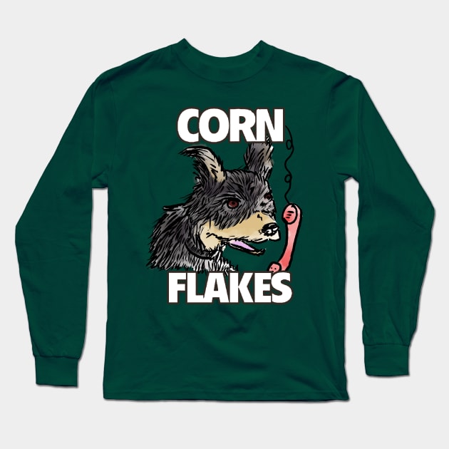 Corn Flakes Long Sleeve T-Shirt by Creative Commons